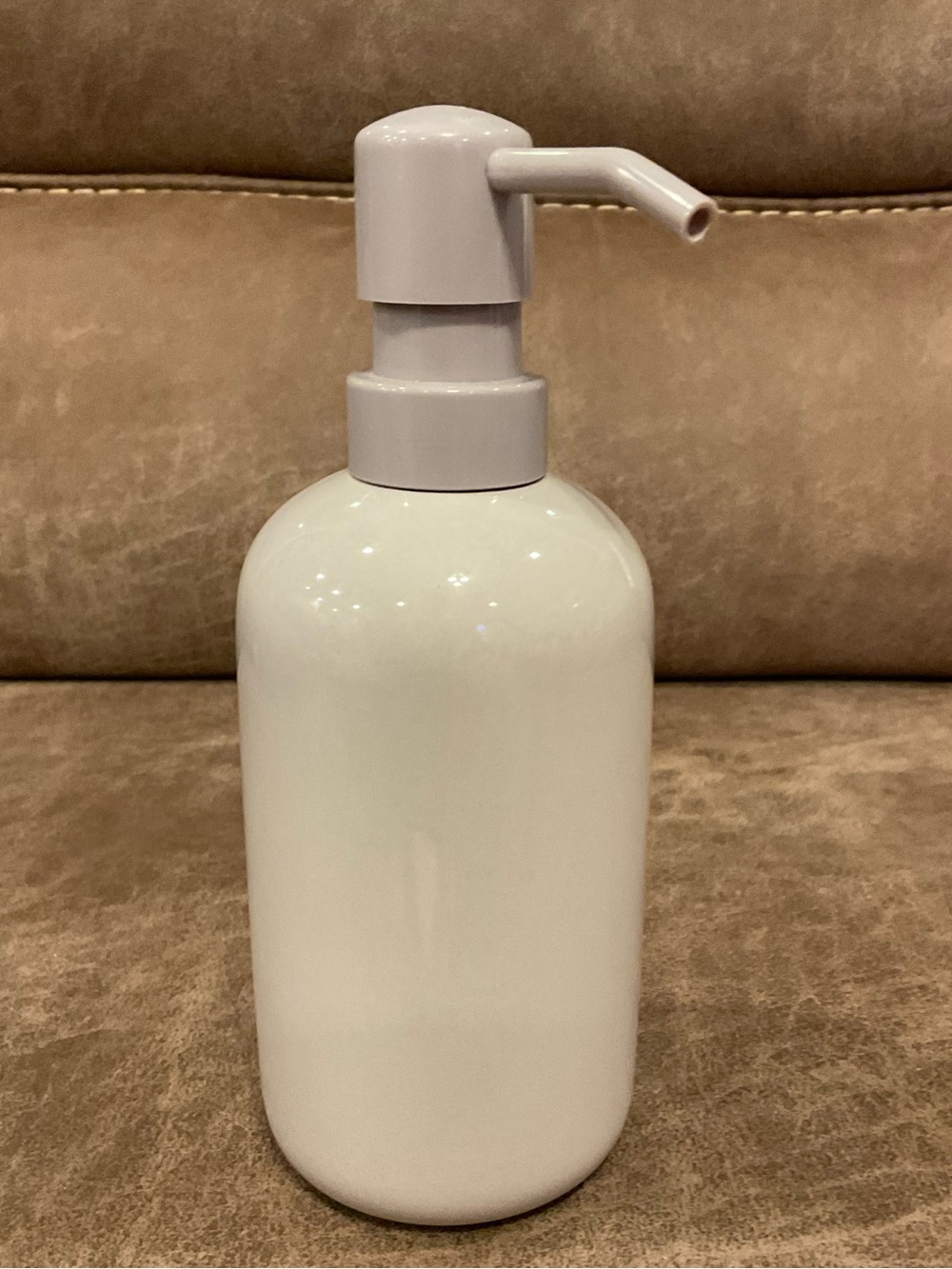 Grey Minimalist Soap Dispenser